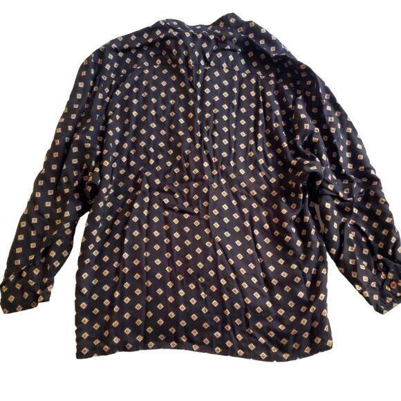 Vintage Chaus Button-down Shirt 100% Rayon Women's Size 10 - Picture 4 of 4